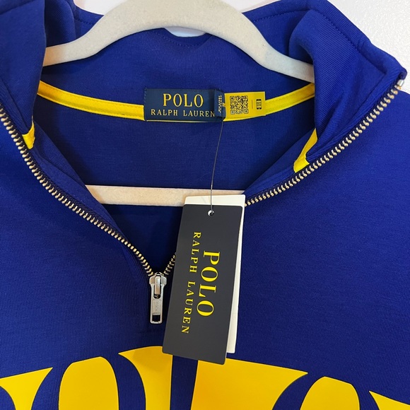 Polo Ralph Lauren Men’s Polo Logo Double Knit Sweater - Picture 4 of 6